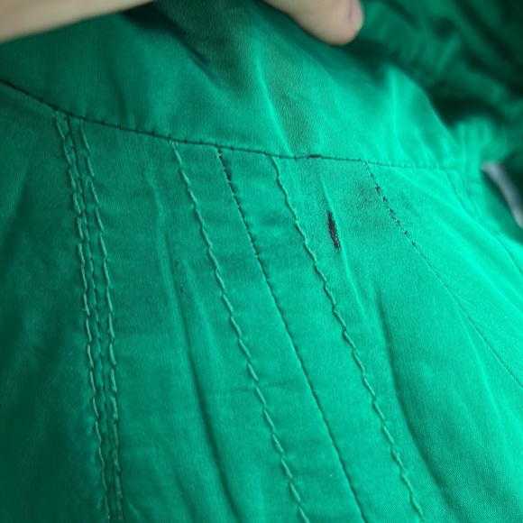 ZARA Basic waist length rain jacket, Sz L - Picture 9 of 10